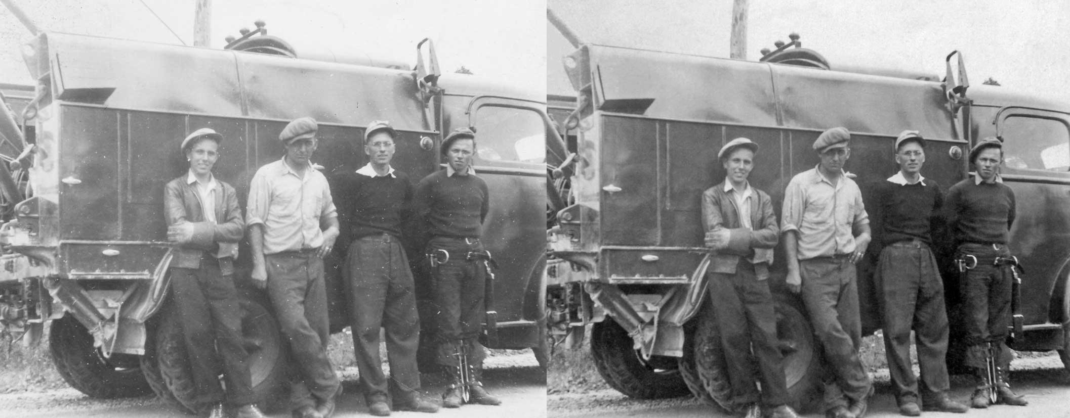 The Boys WWII Before & After